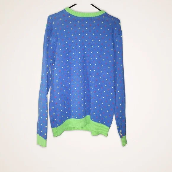 SOLD Blizzard Bay Happy Birthday Jesus Ugly Christmas Sweater Sz M - Picture 6 of 6